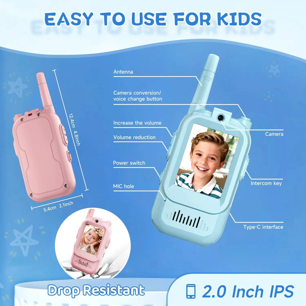 Talkio™ Kids Walkie Talkies